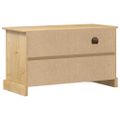 vidaXL TV skrinka Corona 100x45x58 cm, borovicový masív