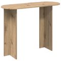 vidaXL Konzolový stôl Dub artisan 100 x 39,5 x 75 cm Kompozitné drevo
