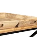 vidaXL Konferenčný stolík, masívne mangovníkové drevo, 110x55x42 cm