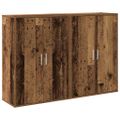 vidaXL Servírovacia skriňa 2 ks Staré drevo 60 x 31 x 84 cm