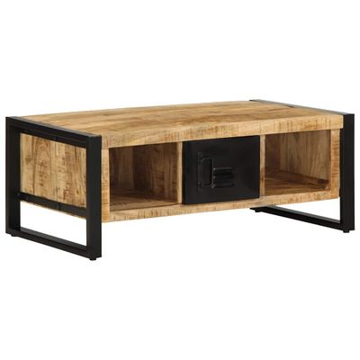 vidaXL konferenčný stolík 90x50x36 cm masívne hrubé drevo mango