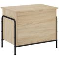 vidaXL Úložná krabica Dub sonoma 80 x 40 x 49,5 cm Kompozitné drevo