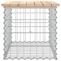 vidaXL Záhradná lavička gabiónový dizajn 63x44x42 cm masívna borovica
