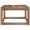 vidaXL Záhradné stoly z paliet 2 ks 60x60x36,5cm impregnovaná borovica