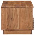vidaXL Ručne vyrobený konferenčný stôl Teak hnedá 85 x 45,5 x 40 cm