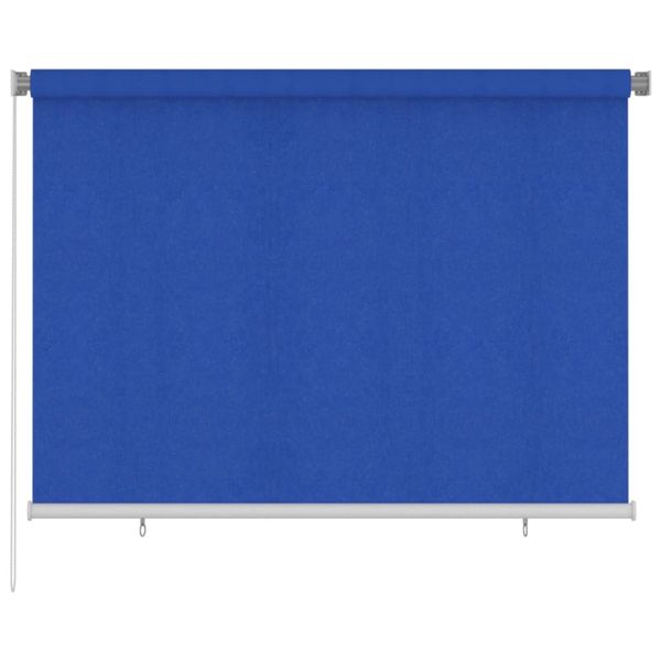 vidaXL Vonkajšia zatemňovacia roleta 200x140 cm modrá HDPE