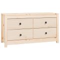 VidaXL Bočná skrinka 100x40x54 cm masívna borovica
