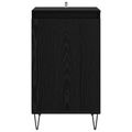 vidaXL Servírovacia skriňa Čierny dub 40 x 35 x 70 cm Kompozitné drevo