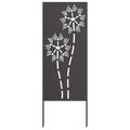vidaXL Záhradná clona na súkromie Rezací Čierna 50 x 140 cm