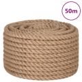 vidaXL Lano zo 100% juty, 20 mm, 50 m