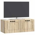 vidaXL Nástenná TV skrinka Nástenný Dub sonoma 78,5 x 31 x 30 cm