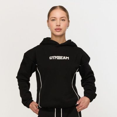 Dámska mikina Varsity Black - GymBeam, veľkosť M