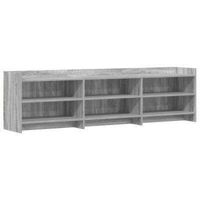 vidaXL TV skrinka 168 x 33 x 47 cm Sivý Sonoma Kompozitné drevo