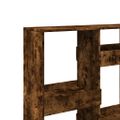 vidaXL Deliaca stena dymový dub 100x33x135 cm kompozitné drevo