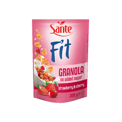 Fit Granola - Sante, jahoda čerešňa, 300 g