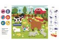 101 věcí k hledání a nalepování Zvířata na farmě