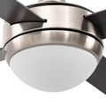 vidaXL Stropný ventilátor s osvetlením a diaľkovým ovládaním Ø 130 cm