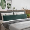 vidaXL Vankúše na pohovku 2 pcs Tmavozelená 200 x 40 cm