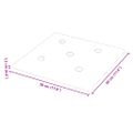 vidaXL Nástenné panely 12 ks krémové 30x30 cm umelá koža 1,08 m²