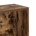 vidaXL Knižnica dymový dub 80x24x109 cm kompozitné drevo