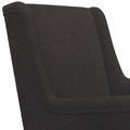 vidaXL Hojdacie kreslo Čierna 62 x 80 x 85 cm Bouclé