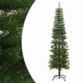 vidaXL Umelý úzky vianočný stromček s podstavcom 180 cm PE