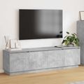 vidaXL TV skrinka 180 x 38 x 49 cm Betónová šedá Kompozitné drevo