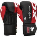 Boxerské rukavice F4 HOOK & LOOP Red - RDX, veľkosť 10 OZ
