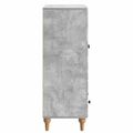 vidaXL Servírovacia skriňa so zásuvkou Betónovo sivá 66 x 34,5 x 95 cm