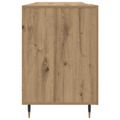vidaXL Stôl dub artisan Kompozitné drevo 140 x 50 x 75 cm