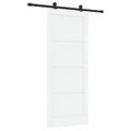 vidaXL Posuvné dvere ORKDAL 83 x 202 cm Borovicový masív Biela