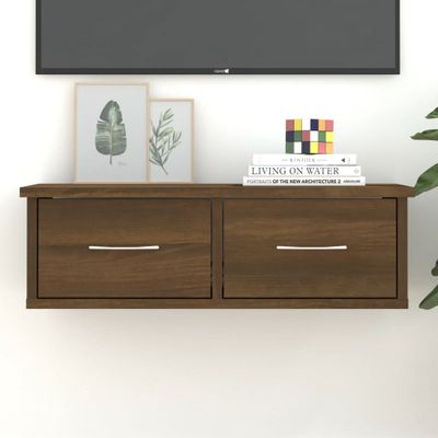 vidaXL Nástenná skrinka hnedý dub 60x26x18,5 cm spracované drevo