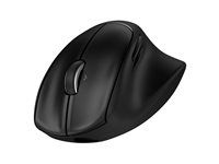 Myš - ergonomická - 21° polovertikálny sklon - pravák - 7 tlačidiel - bezdrôtová - Bluetooth, 2,4 GHz - bezdrôtový prijímač USB - čierna