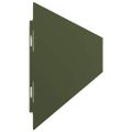vidaXL Obrubník trávnika 50 ks 10 x 103 cm Olivovo zelená