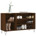 vidaXL Botník hnedý dub 102x36x60 cm spracované drevo