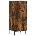 vidaXL Komoda dymový dub 34,5x34x90 cm spracované drevo