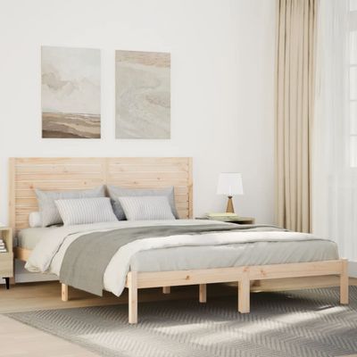 vidaXL Extra dlhá posteľ bez matraca 160x210 cm masívne drevo
