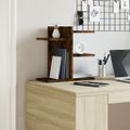 vidaXL Organizér na stôl, tmavý dub 42x21,5x42 cm, kompozitné drevo