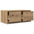 vidaXL TV stolíky 2 ks dub artisan 60x31x25,5 cm spracované drevo