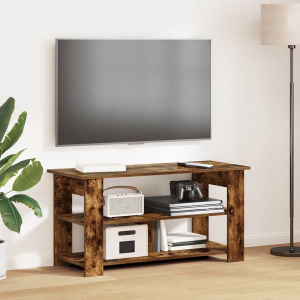 vidaXL Stojan na televízor Dymová dub 100 x 40 x 50 cm