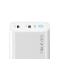 Forever TC-06-65CC GaN PD QC charger 2x USB-C 65W white