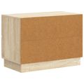 vidaXL Nočný stolík Dub sonoma 62 x 34,5 x 44,5 cm Kompozitné drevo