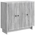 vidaXL Servírovacia skriňa Sivá sonoma 89 x 34,5 x 80 cm