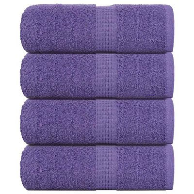 vidaXL Utierky na umývanie FROGN 4 ks fialové 30x30 cm 360 g/m²