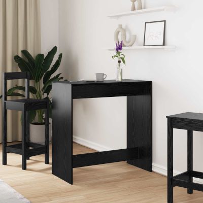 vidaXL Barový stôl Čierny dub 102 x 50 x 103,5 cm Kompozitné drevo