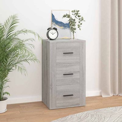 vidaXL Komoda sivý dub sonoma 40x33x70 cm spracované drevo