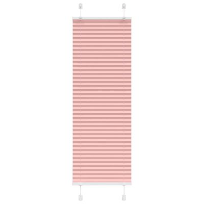 vidaXL Plisovaná roleta ružová 50x100 cm šírka látky 49,4 cm polyester