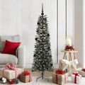vidaXL Umelý vianočný stromček Zelená 150 cm PVC, plast a oceľ