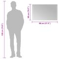 vidaXL LED kúpeľňové zrkadlo 80x50 cm