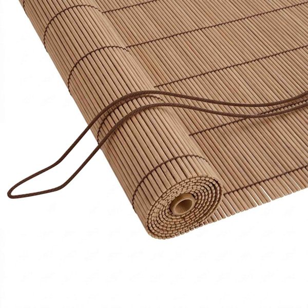 vidaXL Roleta Hnedá 110 x 160 cm Bambus